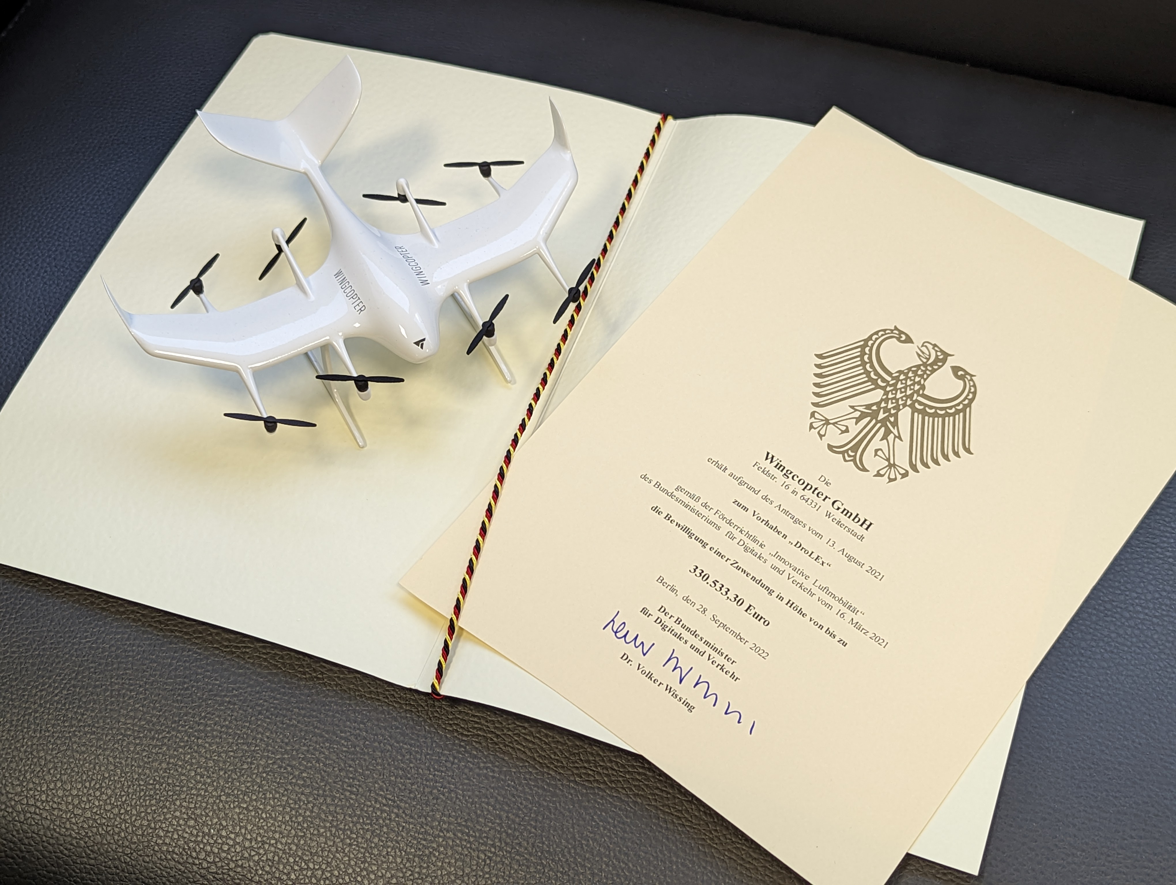 Förderbescheid des Bundes